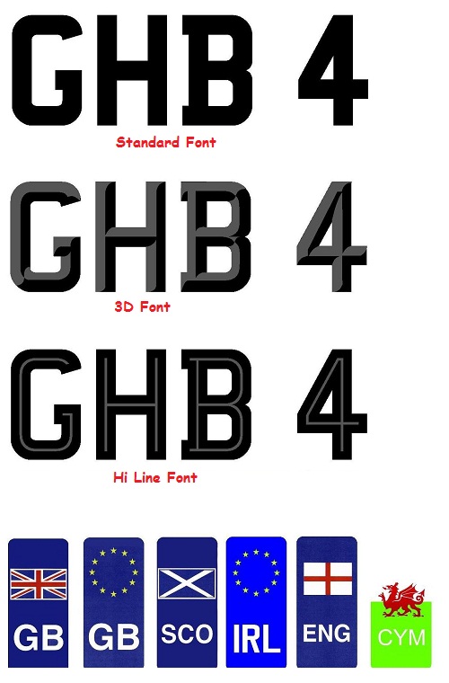 Standard Car Plate  (521mm x 111mm)